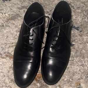 Kenneth Cole Classic Black Leather Oxfords